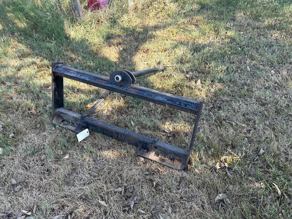 Hay Spear Skid Steer Attachment