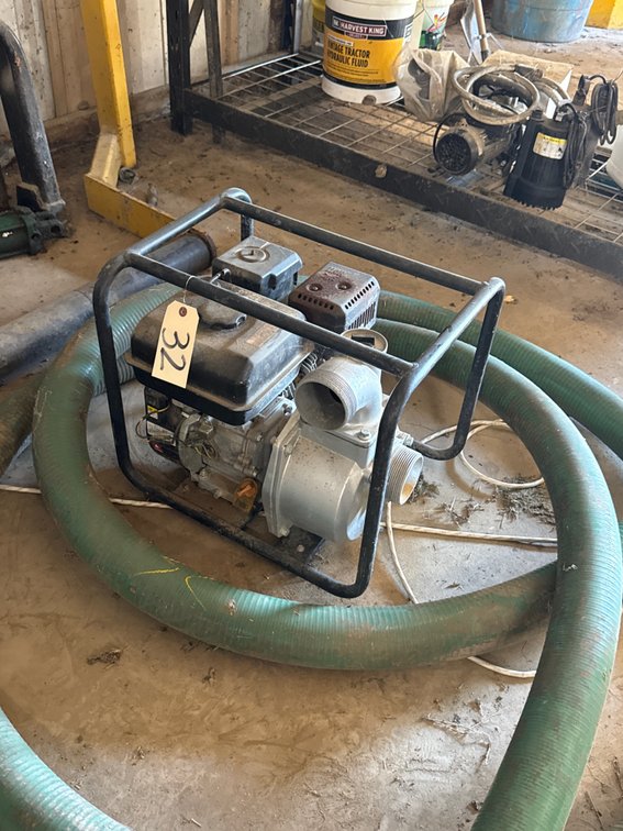 3" Water Pump w/Hose - Gas Motor