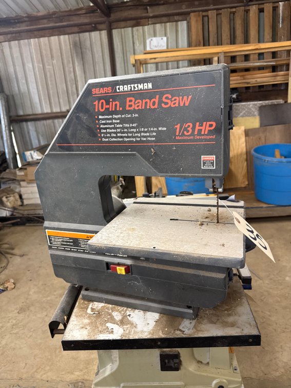 Craftsman 10" Band Saw - 1/3hp