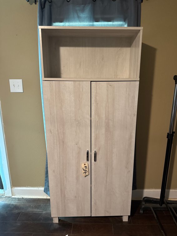 Wood Cabinet 31"L x 12"W x 72"H
