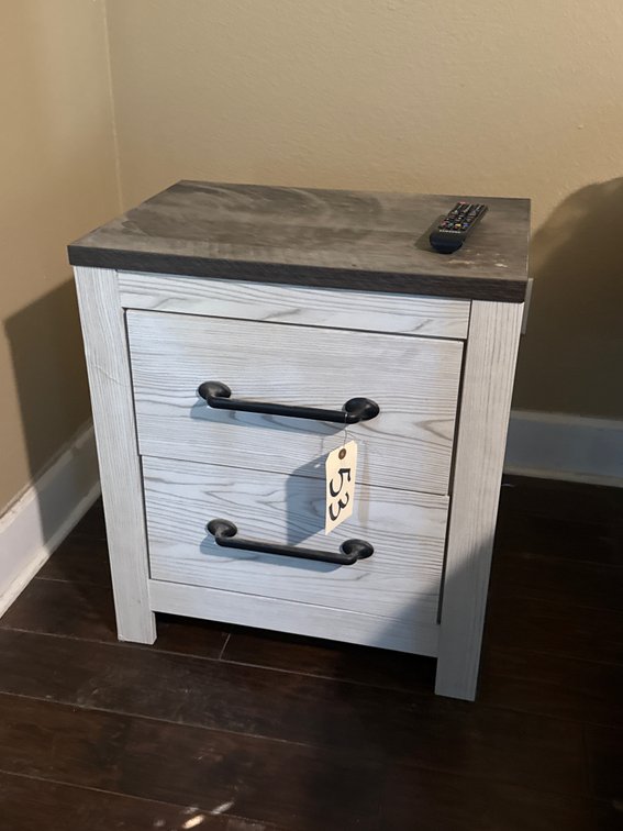 2-Drawer Night Stand 22"L x 16"W x 25"H