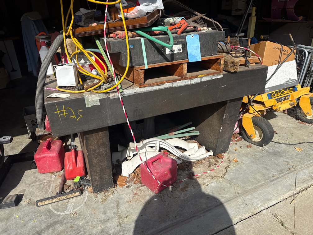 Surface Plate 60"L x 48"W x 8" Top x 32"H