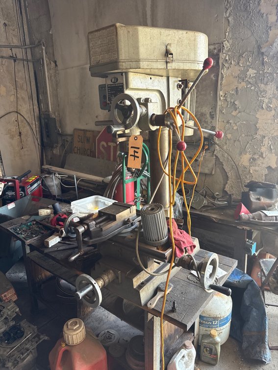 WT Complex Drilling & Milling Machine DM25 w/Machinist Vise