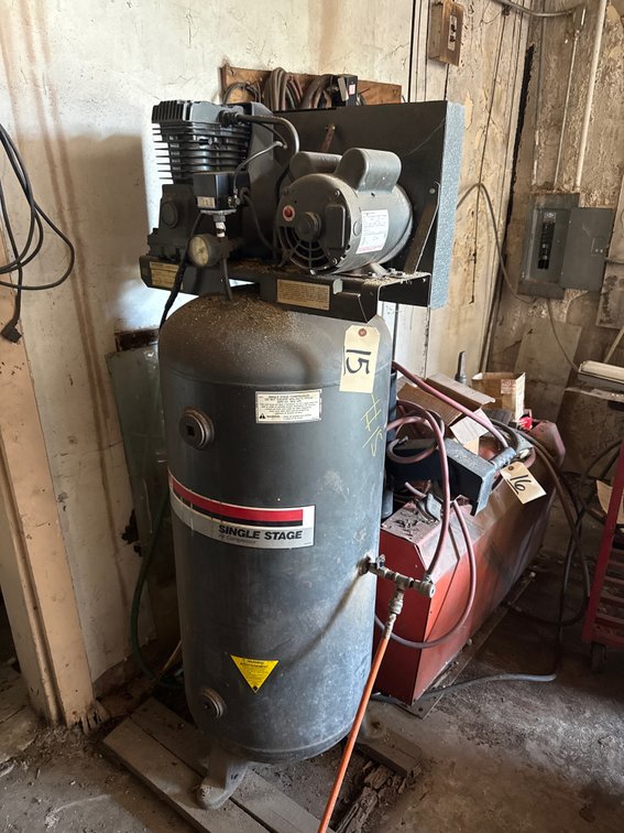 Sanborn Upright Air Compressor
