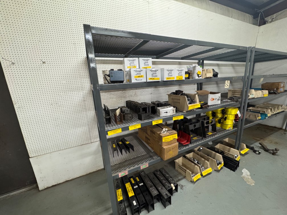 4-Shelf Metal Rack w/Expanded Metal Floors - 8ft L x 36"W x 80"H