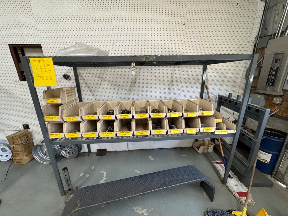 2-Shelf Metal Rack w/Expanded Metal Floors - 8ft L x 36"W x 72"H