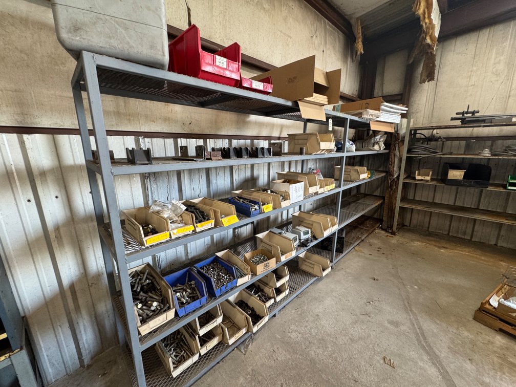 2-Section Metal Shelf w/Expanded Metal Floors - 16ft L x 48"W x 80"H