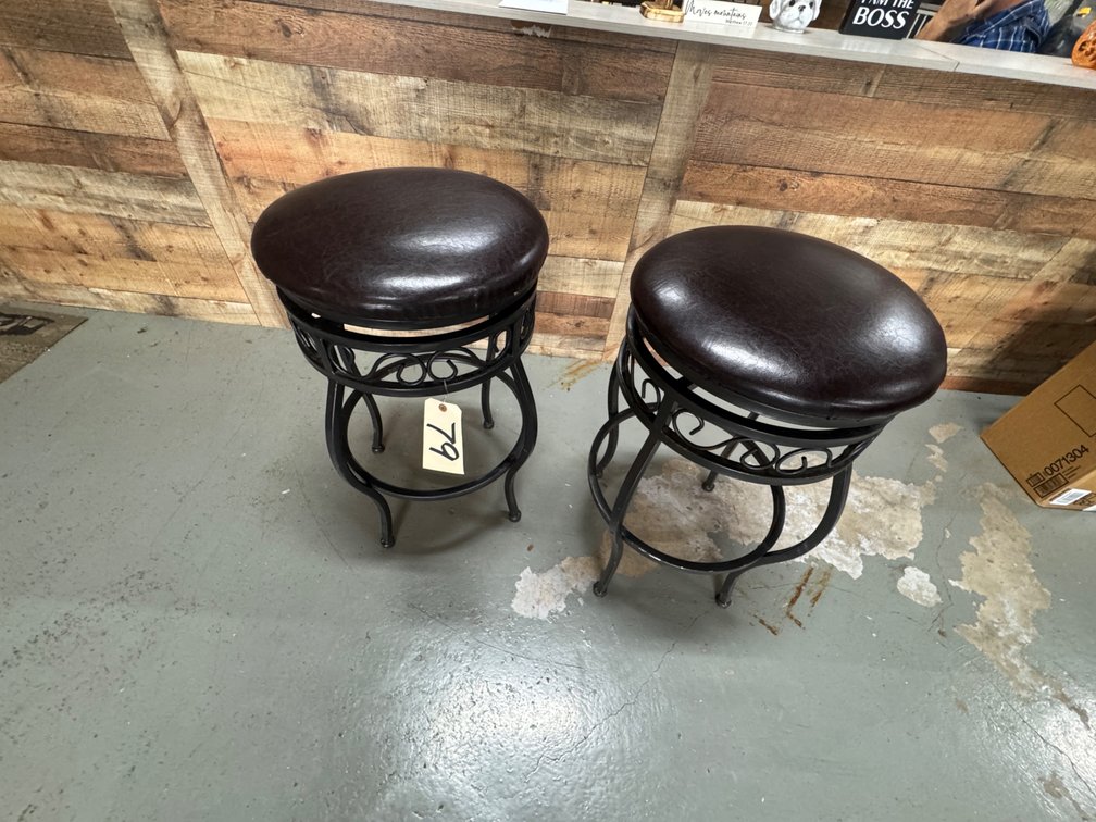 2-Swivel Bar Stools