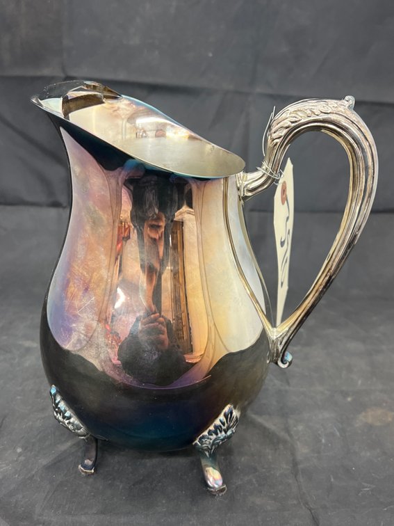 Silver Toned Pitcher