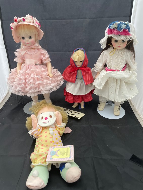4 - Assorted Dolls