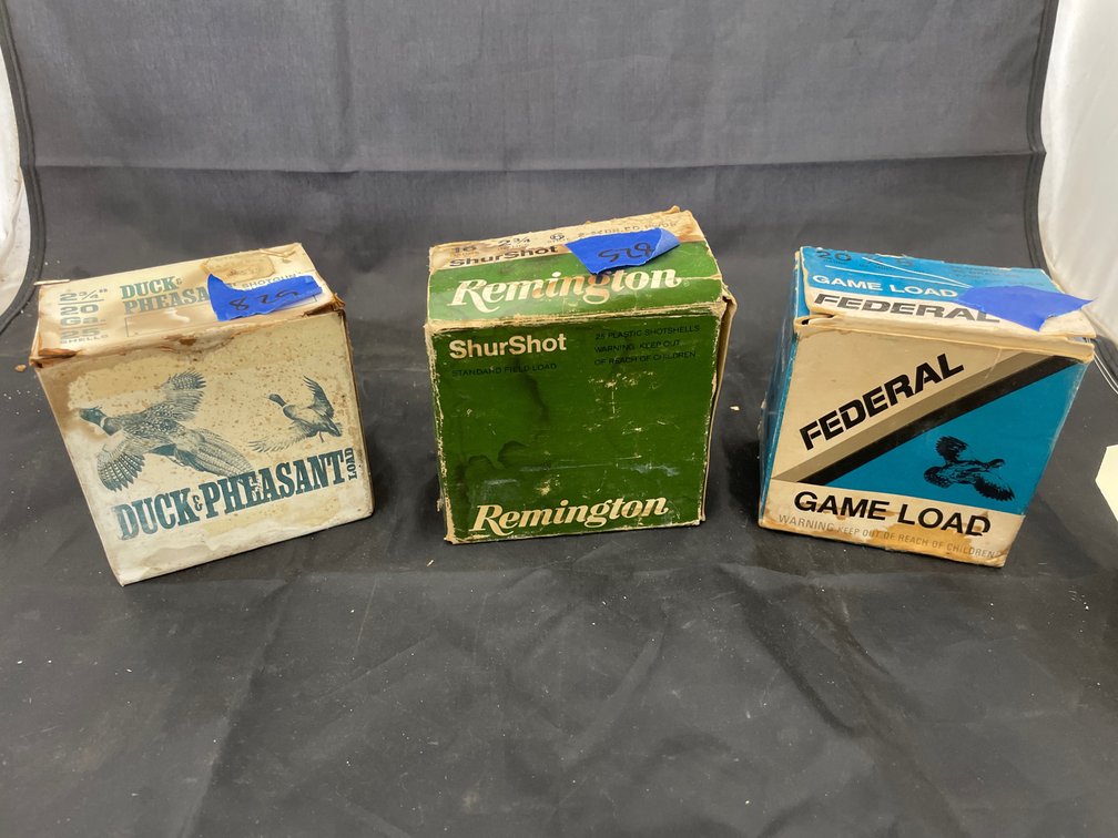 3 Boxes Shotgun Shells - 20 Gauge & 16 Gauge
