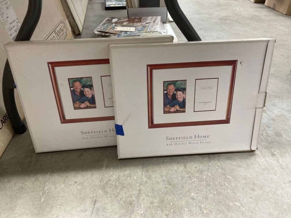 2 - Sheffield Home 4x6 Triple Wood Frames