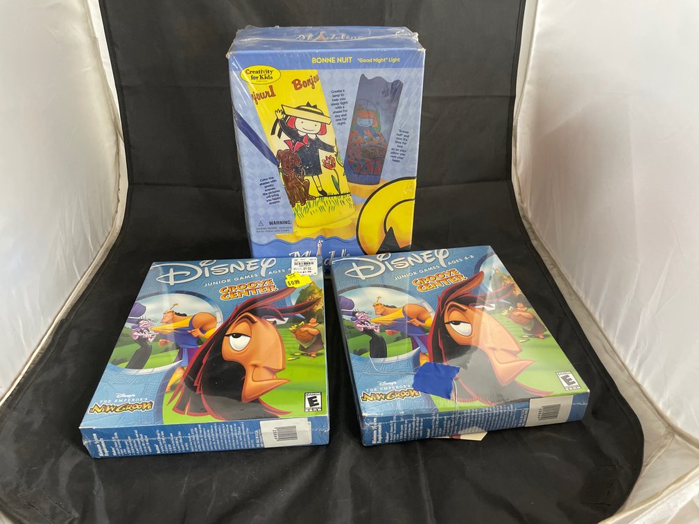 3 Pcs - 2 Board Games & Madeline Night Light