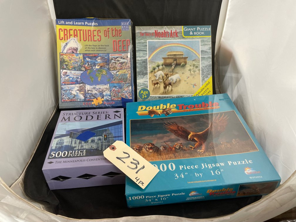 4 - Assorted Jigsaw Puzzles