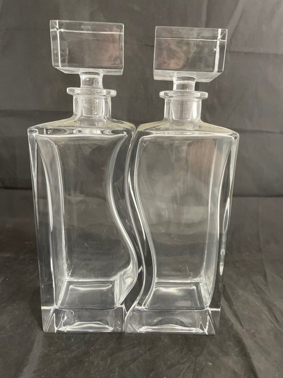 Godinger Shannon Crystal Decanters in box