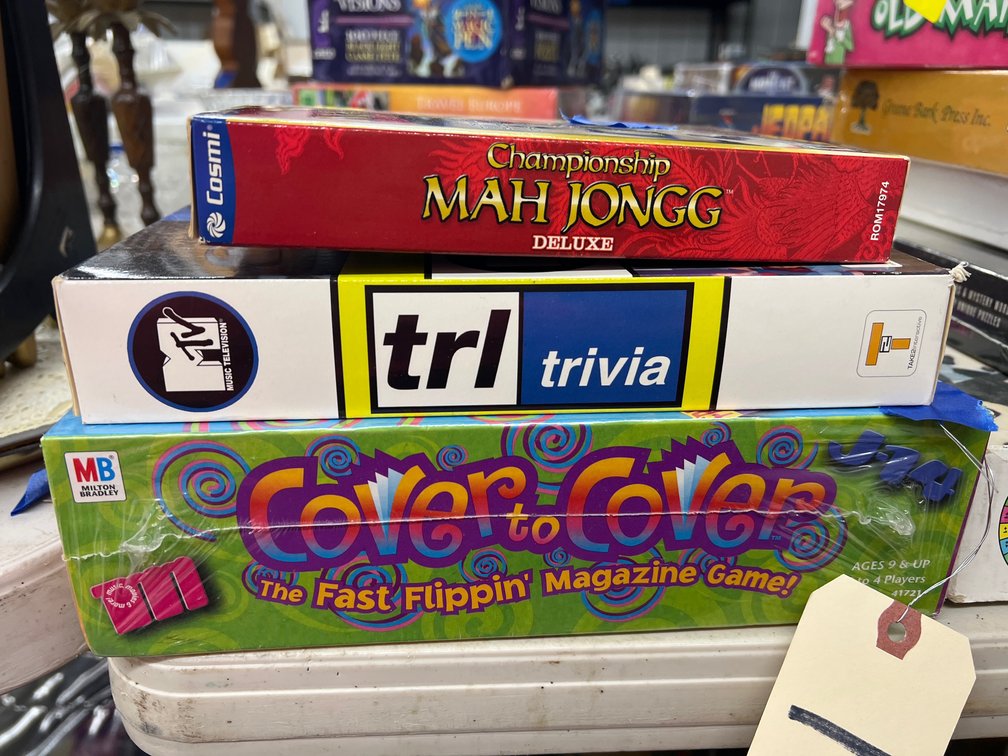 3 - Assorted Board Games - Mah Jongg - Trivia - Color to Color