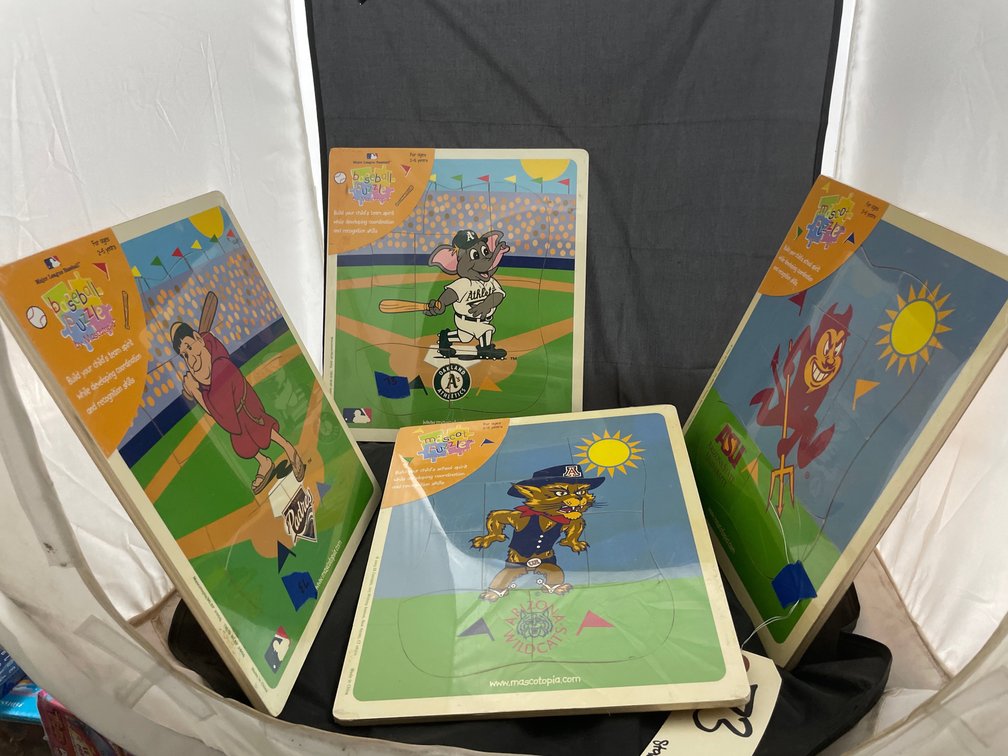 4 - Mascot Wooden Puzzles