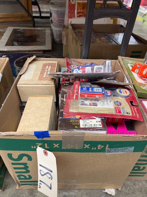 Assorted Pepsi & Coca Cola Memorabilia & Books on Tape