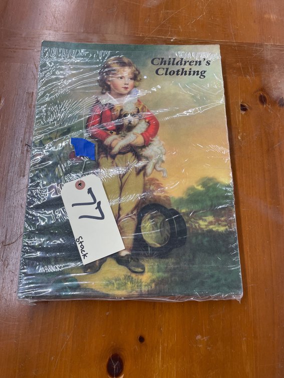 Stack of Children's Clothing Posters 12"x16"