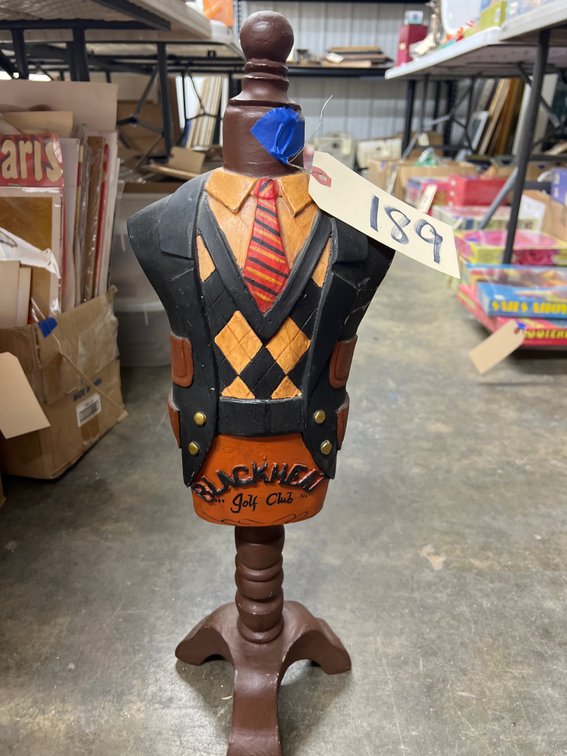 Black Heat Golf Club Mini Mannequin