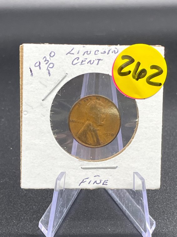 1930-P Lincoln Wheat Cent Fine