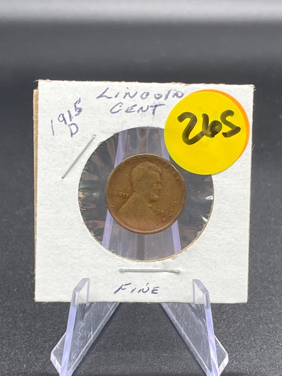 1915-D Lincoln Cent Fine