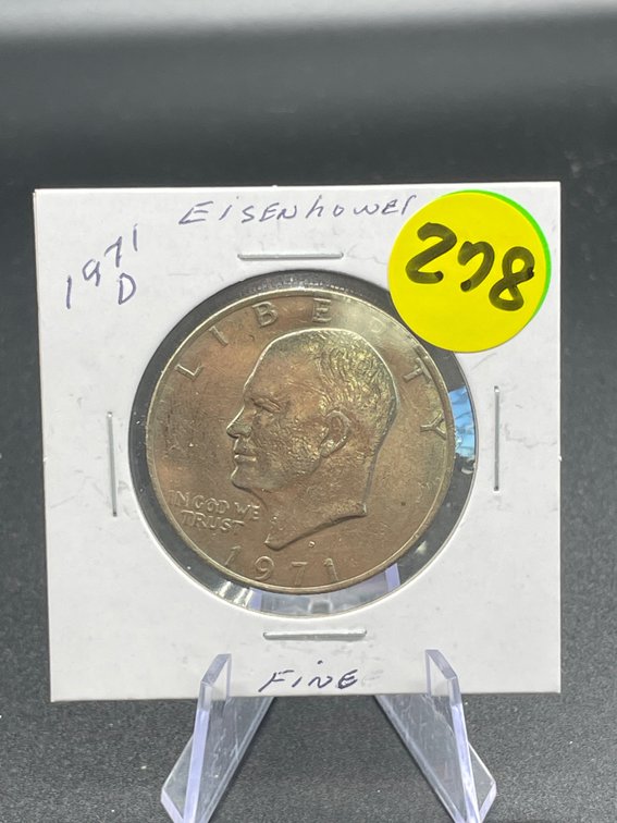 1971-D Eisenhower Dollar Fine