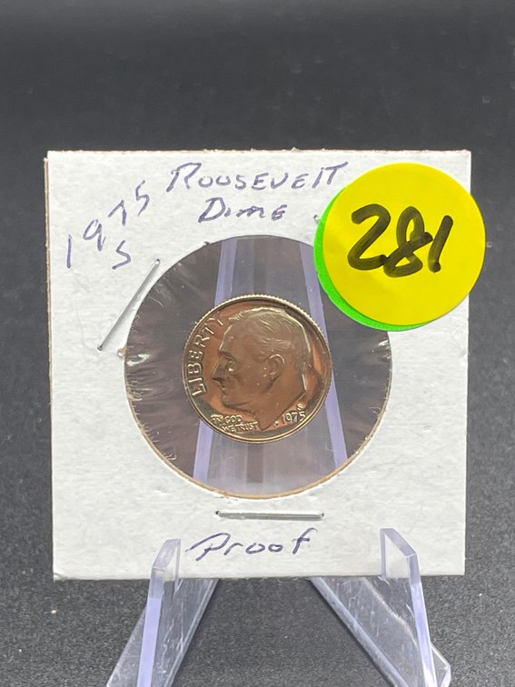 1975-S Proof Roosevelt Dime
