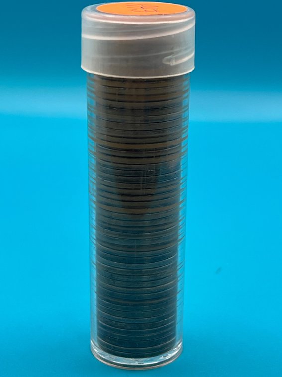 Tube of 1943 Steel Wheat Cents