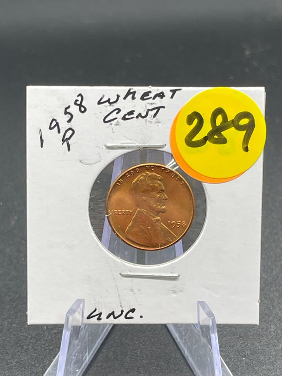 1958-P Lincoln Wheat Cent Uncirculated