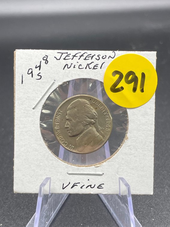 1948-S Jefferson Nickel V Fine