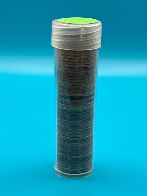 Tube of 1943 Steel Wheat Cents