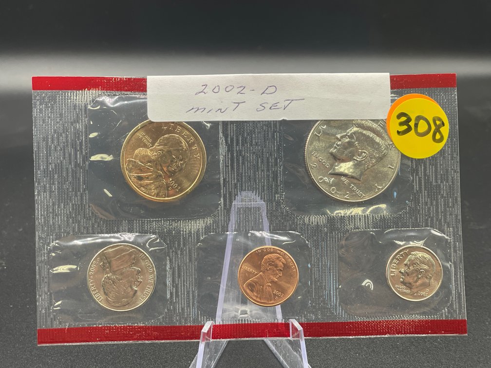5 Pc 2002-D Mint Set