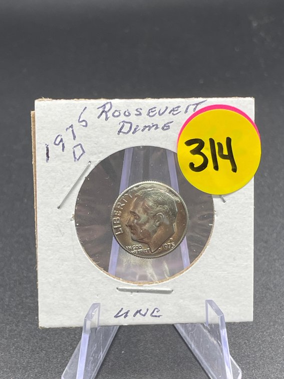1975-D Roosevelt Dime Unc