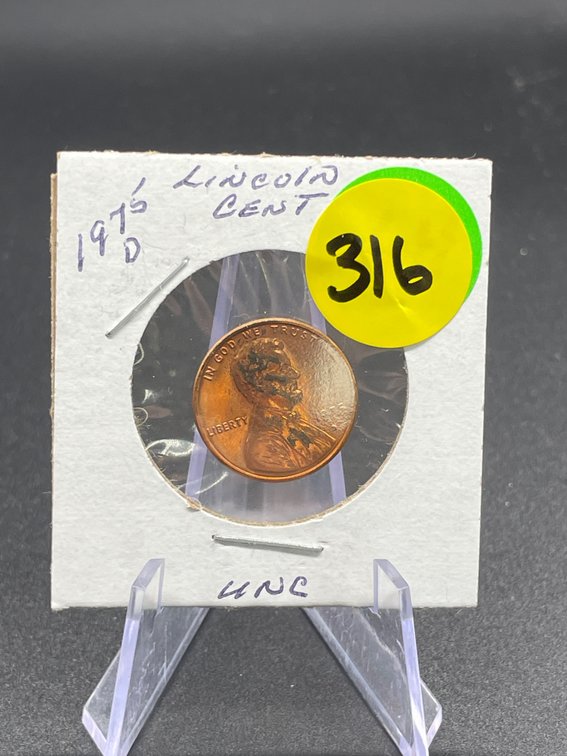 1975-D Lincoln Cent Uncirculated