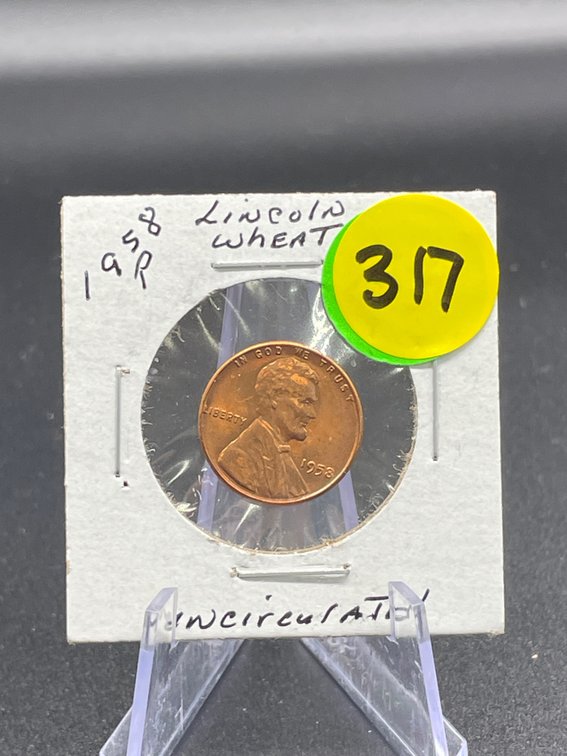 1958-P Lincoln Wheat Cent Uncirculated