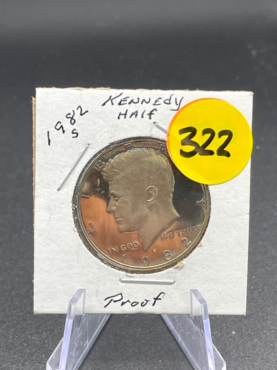 1982-S Proof Kennedy Half Dollar