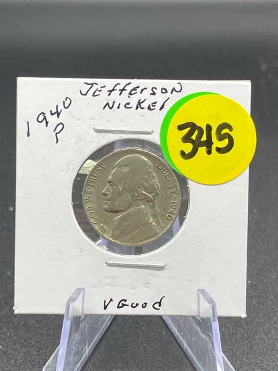1940-P Jefferson Nickel V Good