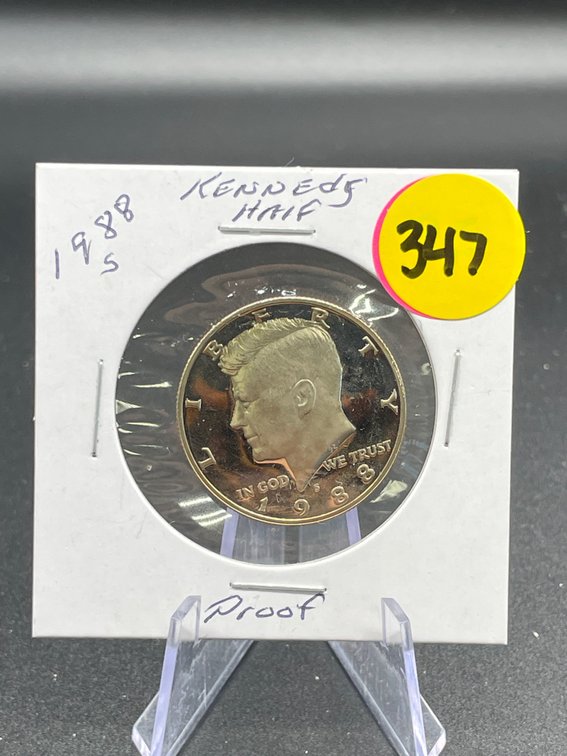 1988-S Proof Kennedy Half Dollar