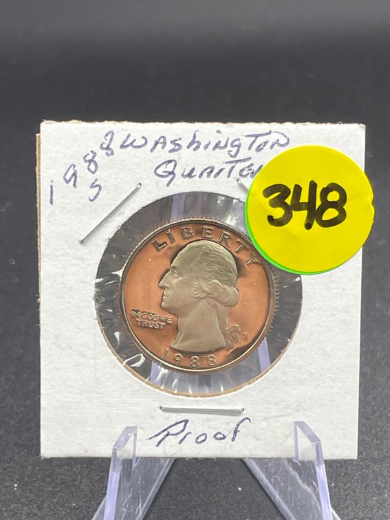 1988-S Proof Washington Quarter