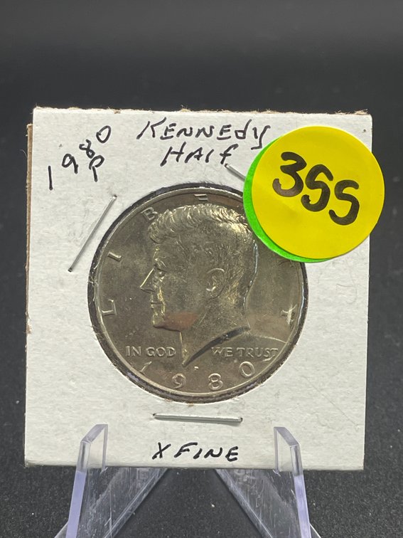 1980-P Kennedy Half Dollar X Fine
