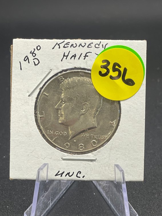 1980-D Kennedy Half Dollar Uncirculated