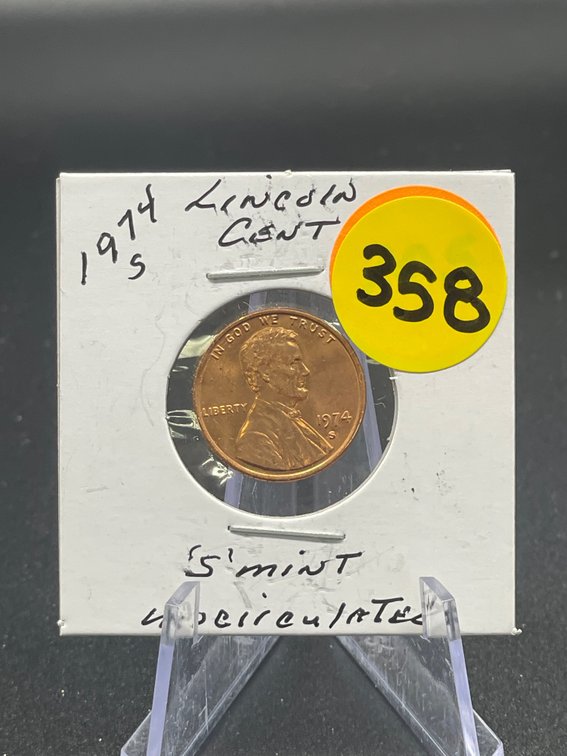 1974-S Lincoln Cent Uncirculated