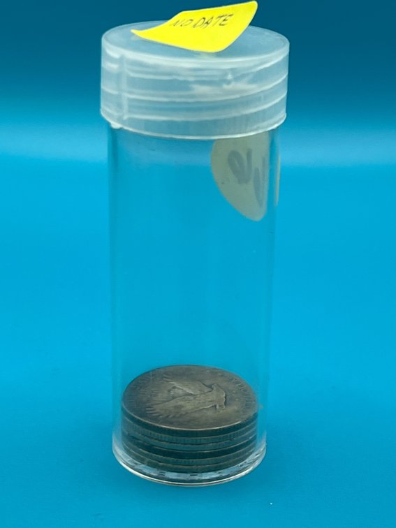6 - No Date Standing Liberty Quarters 90% Silver
