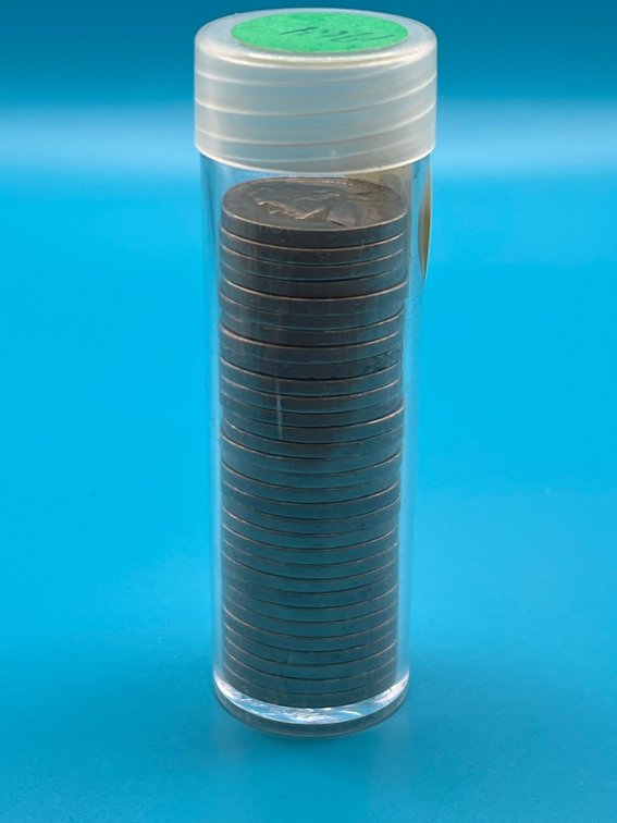 Partial Tube 1964 Jefferson Nickels