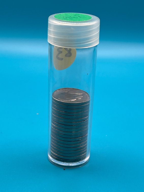 Partial Tube 1967 Jefferson Nickels