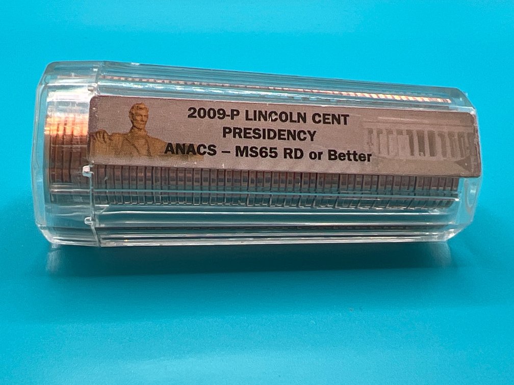 Tube of 2009P Lincoln Presidency Cents