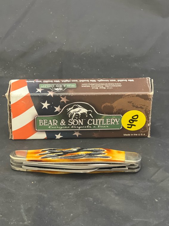 Bear & Son Cutlery 3-Blade Folding Knife NIB