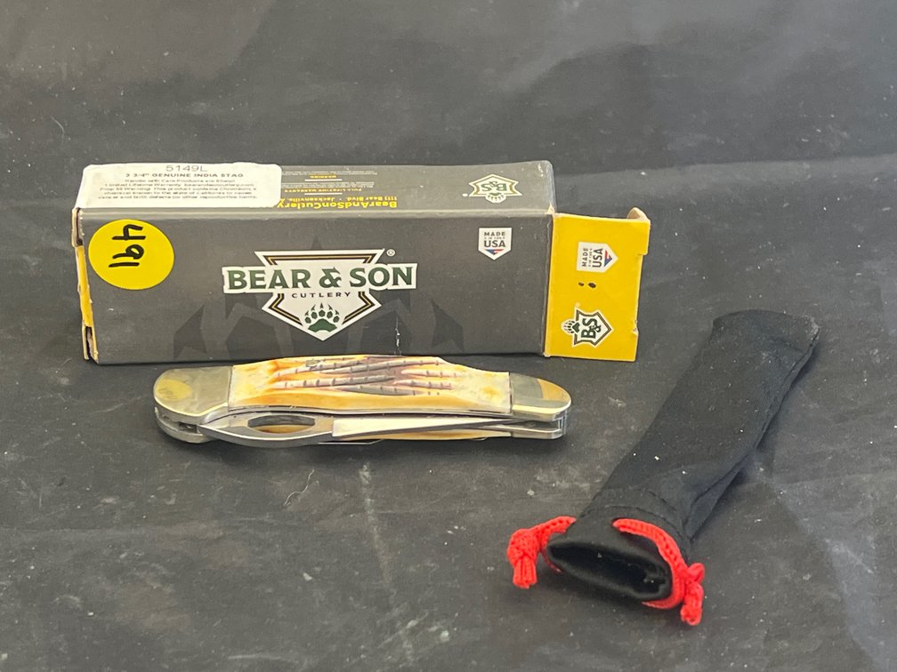 Bear & Son Cutlery Single Blade Folding Knife NIB