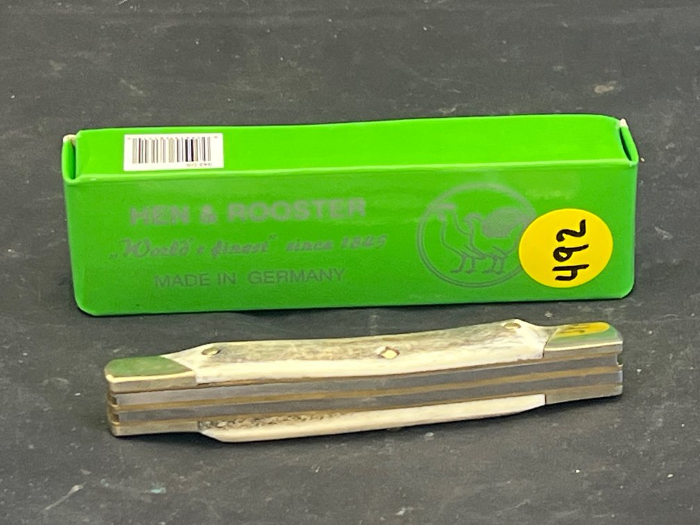 Hen & Rooster 3-Blade Folding Knife NIB
